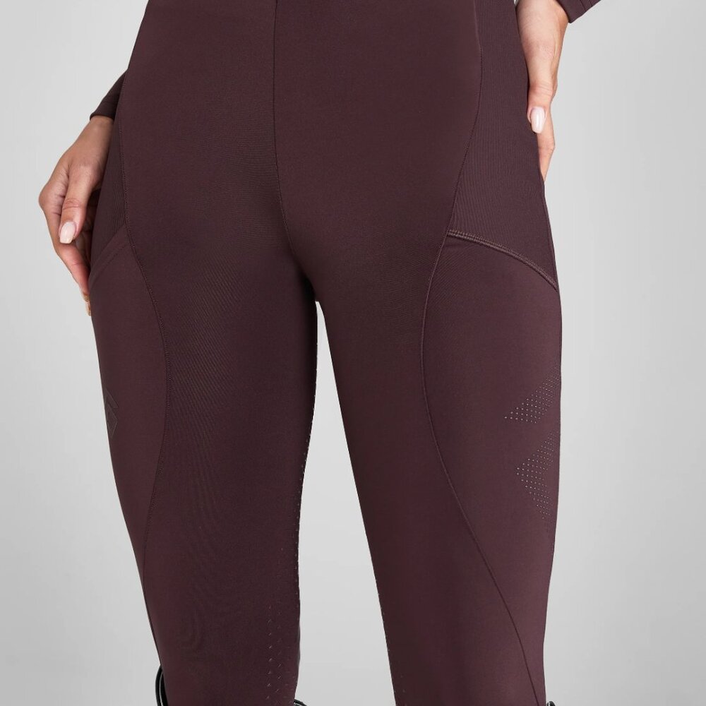 Deep Mauve Core Leggings Full Seat